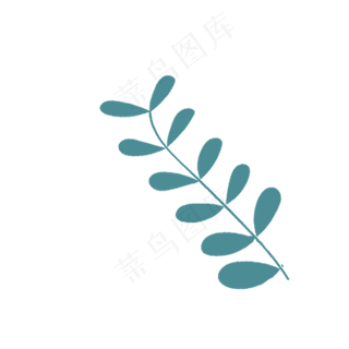 卡通植物绿叶下载