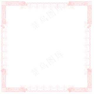 喜庆花边边框设计元素,免抠元素