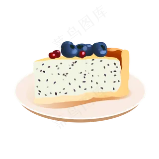 黑色芝麻水果蛋糕