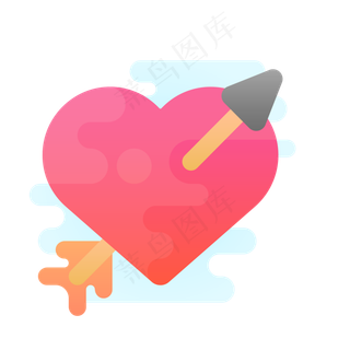 丘比特之箭头免抠图