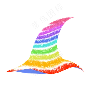 儿童节彩虹帽子