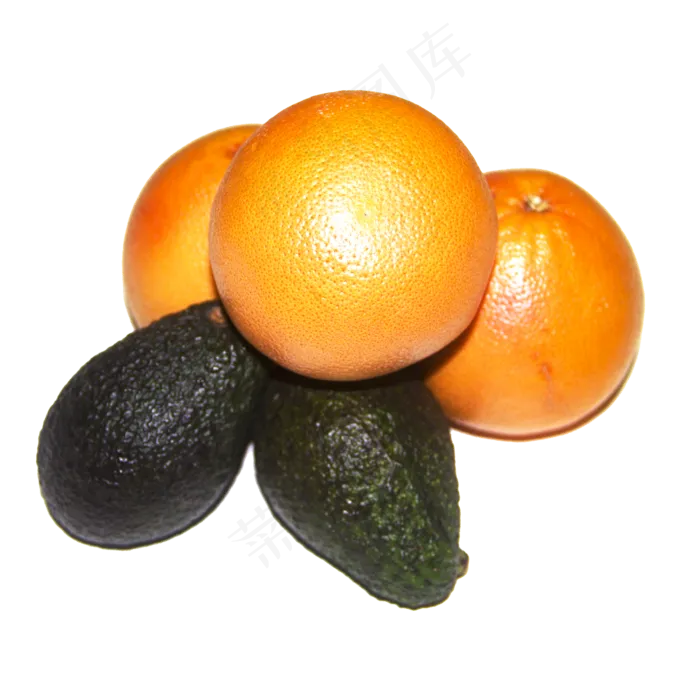 新鲜水果美味水果西柚牛油果组合(2000*2000px 300 dpi )