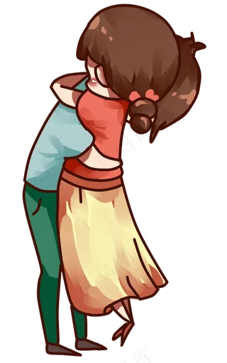 520情人节情侣拥抱贴图