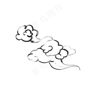 中国风水墨云