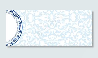 简约蓝色青花瓷中国风banner