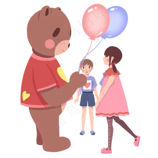 儿童节大熊玩具