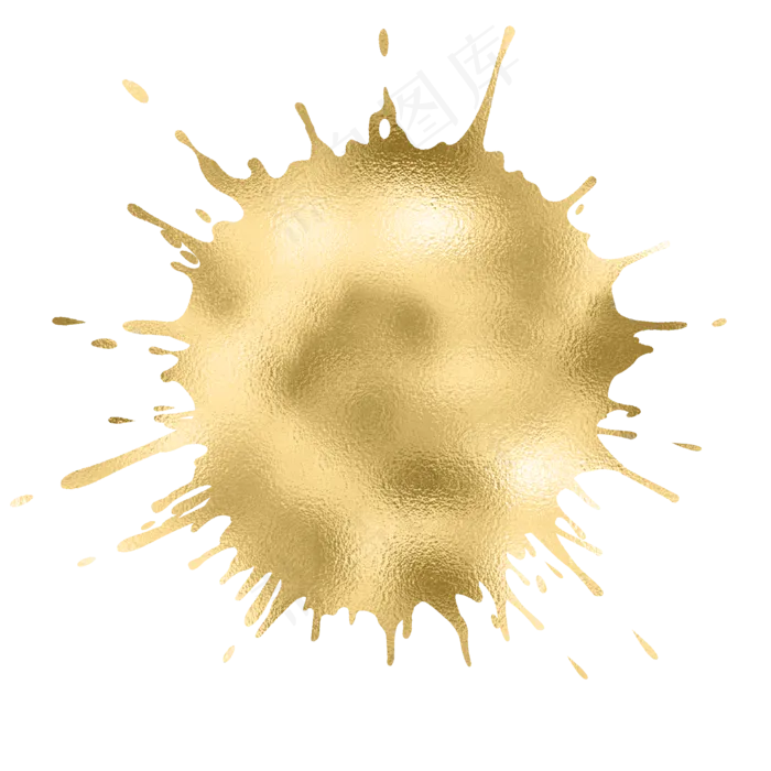 金色质感笔刷(2000X2000(DPI:300))psd模版下载