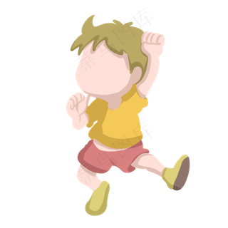 儿童节练武男孩