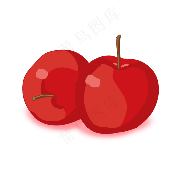 蛇果苹果两个苹果