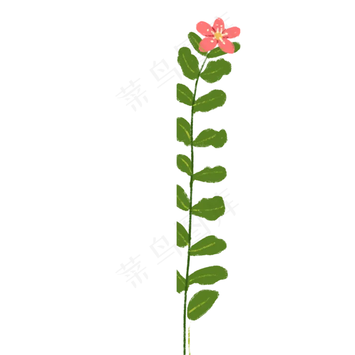 卡通美丽鲜花下载(2000X2000(DPI:300))psd模版下载