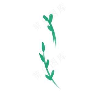 卡通植物绿叶下载