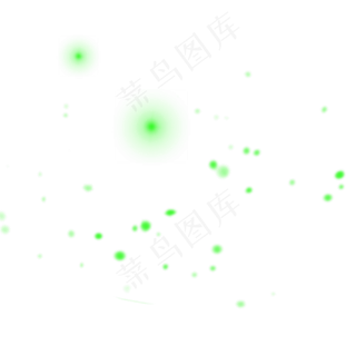 夏夜飞舞的萤火虫元素,免抠元素