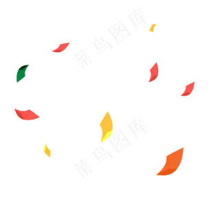 黄色漂浮优惠券装饰,免抠元素