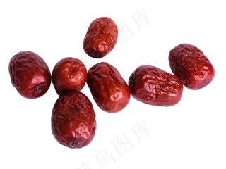 养生红色大枣,免抠元素