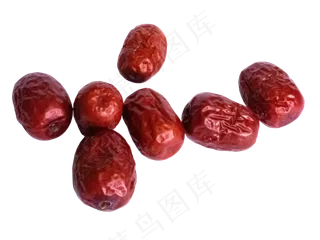 养生红色大枣,免抠元素