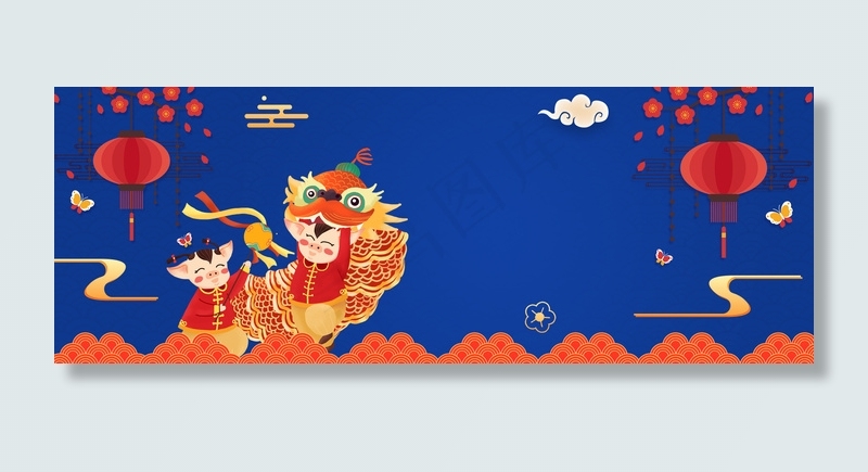 年货节电商淘宝海报背景图