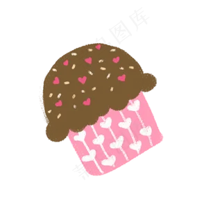 情人节甜点蛋糕免抠图