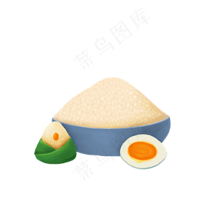 端午节糯米粽子鸭蛋