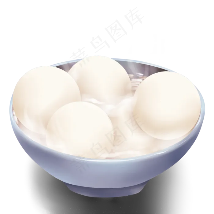 卡通元宵节汤圆好吃美味食物,免抠元素(1500X1500(DPI:300))psd模版下载