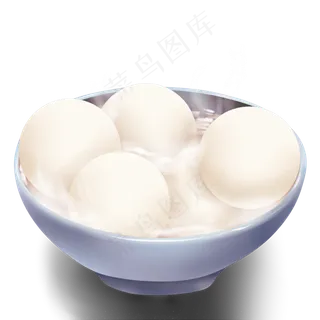 卡通元宵节汤圆好吃美味食物,免抠元素