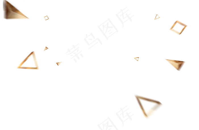 金色三角形漂浮(1920X1256(DPI:72))psd模版下载