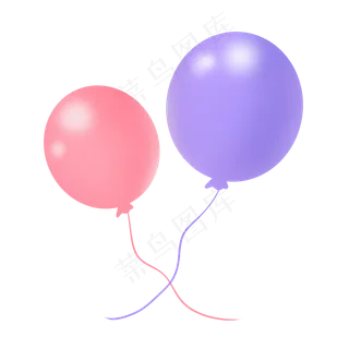 双色温馨可爱儿童节气球