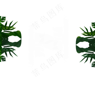 春天植物绿叶装饰下载
