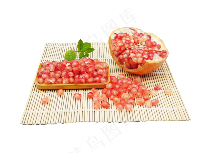 水果美食石榴,免抠元素(4000*3000px 300 dpi )