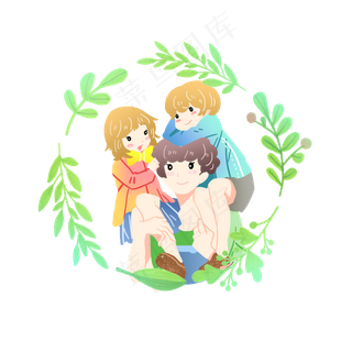 父亲节头像素材