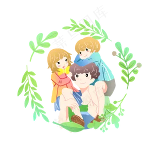 父亲节头像素材