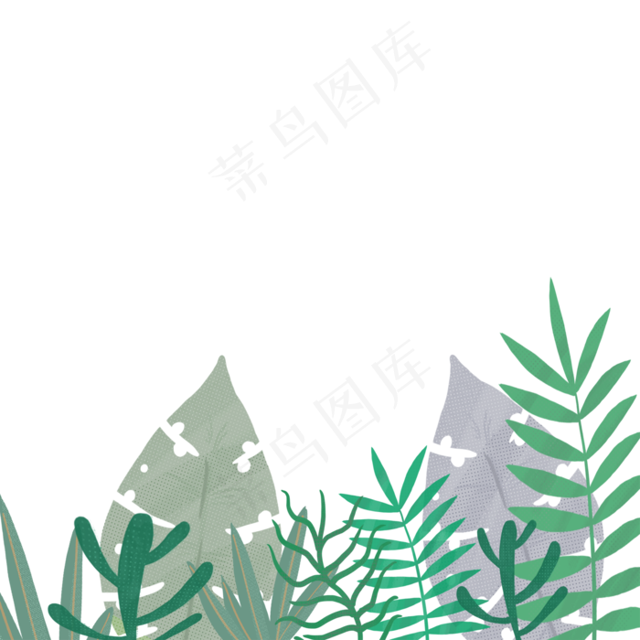 卡通春天植物下载