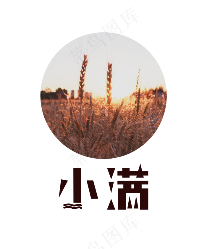 小满节气(2500X3000(DPI:300))psd模版下载