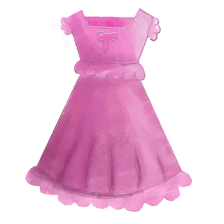 618购物节手绘小裙子png