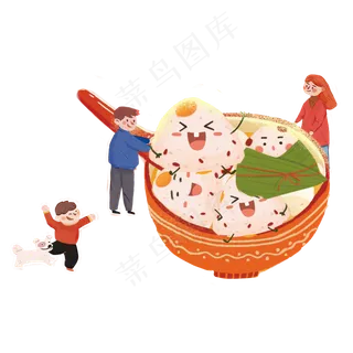 过端午的一家人