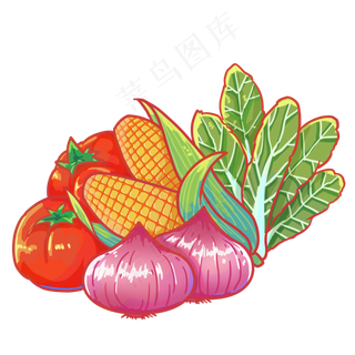 秋天果蔬收获季节,免抠元素