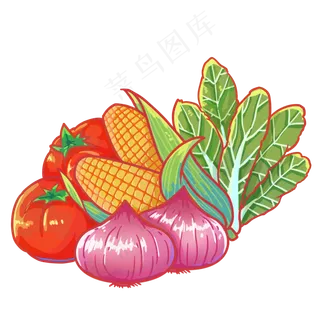 秋天果蔬收获季节,免抠元素