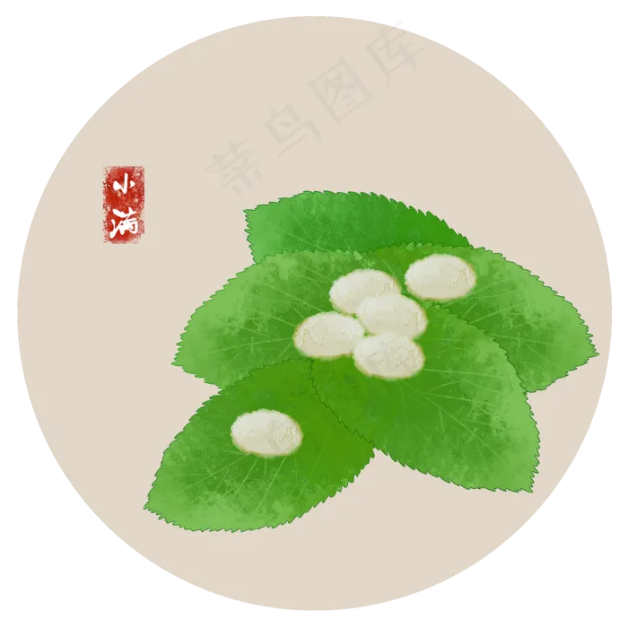 小满祈蚕24节气小满习俗,免抠元素(2000X2000(DPI:300))psd模版下载