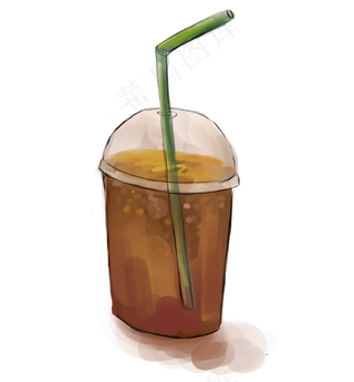 夏天冰咖啡饮品
