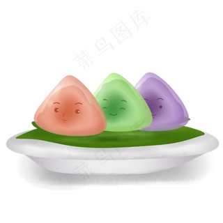 端午节表情水晶粽子