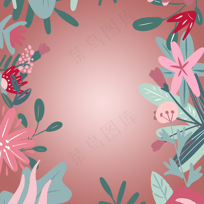 古典唯美粉色花朵化妆品主图