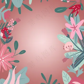 古典唯美粉色花朵化妆品主图