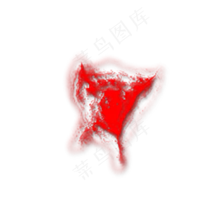 笔刷手绘斑驳血痕