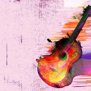 玫红色水墨音乐器材淘宝主图 玫红色水墨音乐器材淘宝主图