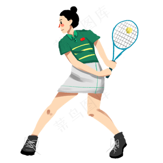运动会奥运会女子网球比赛,免抠元素