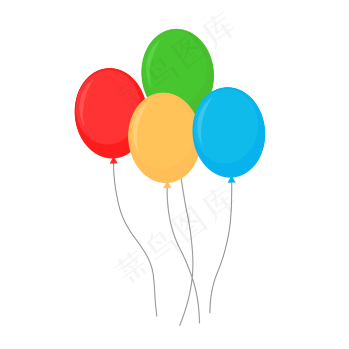 儿童节卡通气球元素