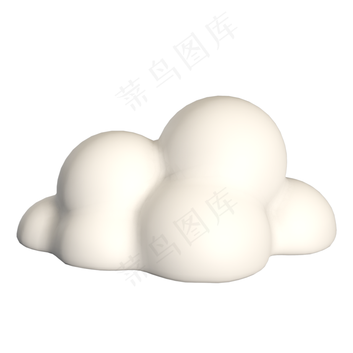 云朵立体矢量,免抠元素