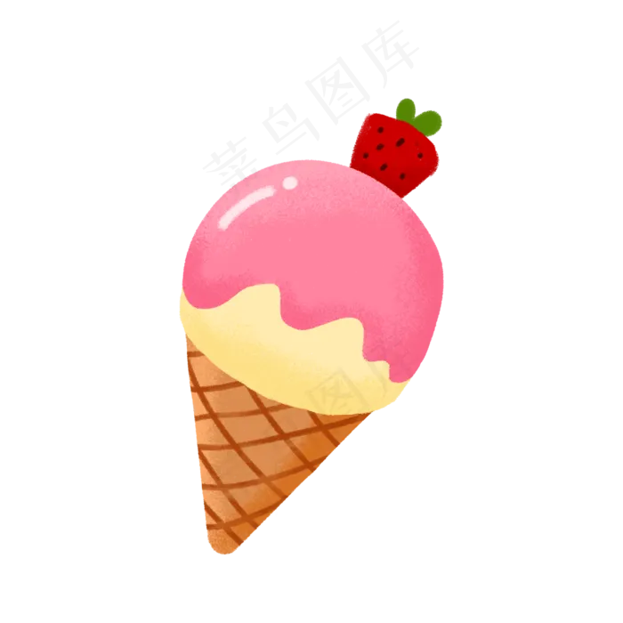 夏天食物美味冰淇淋,免抠元素(3000*3000px 300 dpi )psd模版下载