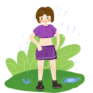 谷雨健身的小女孩 谷雨健身的小女孩