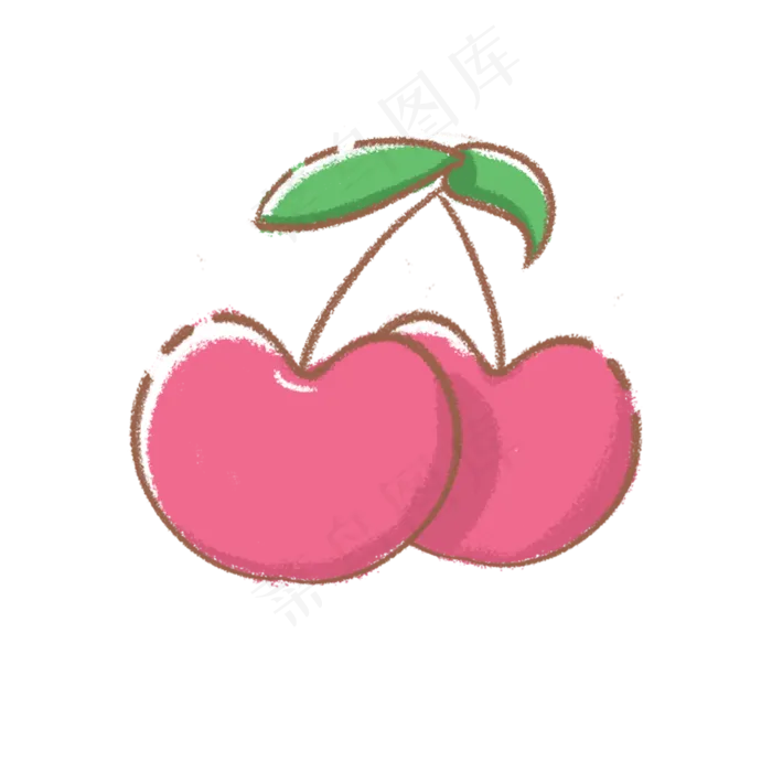 食物水果红色樱桃(2000X2000(DPI:300))psd模版下载