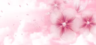 粉色桃花唯美清新